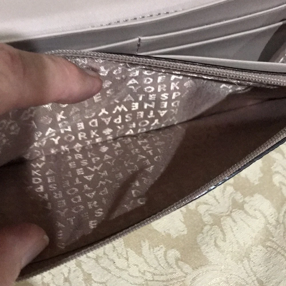 Kate Spade Leather Wristlet/ Wallet with Chain